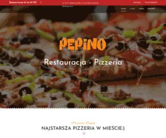 Pepino.com.pl(Pizzeria Pepino) Screenshot