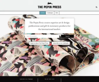 Pepinpress.com(The Pepin Press) Screenshot