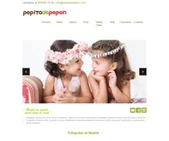 Pepitadepepon.com(Fotógrafos Madrid) Screenshot