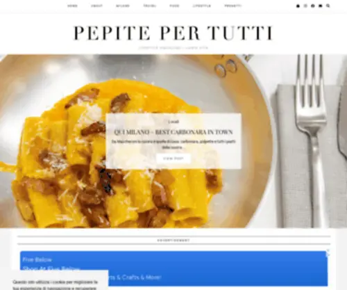 Pepitepertutti.it(Lifestyle Magazine) Screenshot
