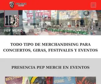 Pepmerch.com(Pep merch) Screenshot