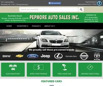 Pepmore.com(Pepmore Auto Sales Inc) Screenshot