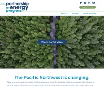 Pepnw.org(The Partnership for Energy Progress) Screenshot