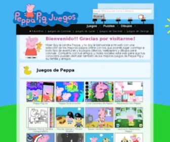 Peppapigjuegos.com(Peppa Juegos) Screenshot