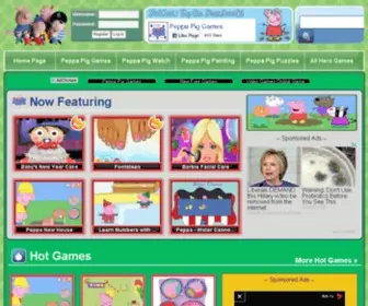 Peppapigs.net(Play Free Peppa Pig Games. Peppa) Screenshot