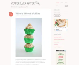 Peppereverafter.com(Where old recipes find new life) Screenshot