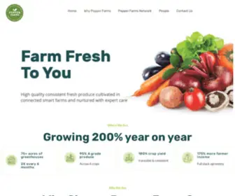 Pepperfarms.in(Fully managed smart) Screenshot