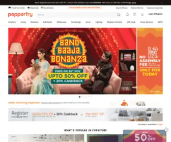 Pepperfry.com(Online Shopping India) Screenshot