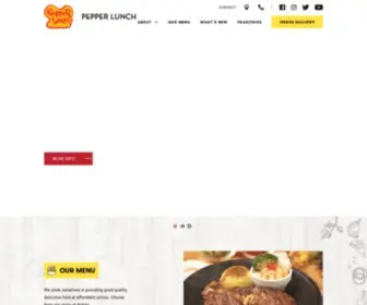 Pepperlunch.com.sg(Pepper Lunch) Screenshot