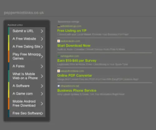 Peppermintlinks.co.uk(peppermintlinks) Screenshot