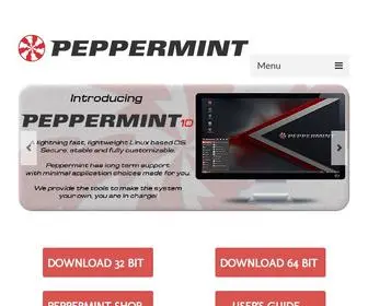 Peppermintos.com(The Linux Desktop OS) Screenshot