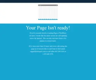 Pepperpage.net(Your Page Isn’t Ready) Screenshot