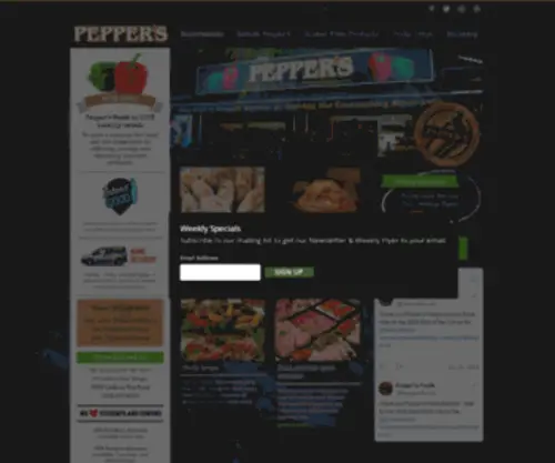 Peppers-Foods.com(Peppers Foods) Screenshot