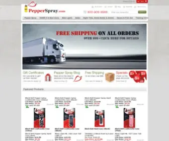 Pepperspray.com(Pepper Spray) Screenshot