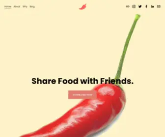 Peppertheapp.com(The Social Cooking App to Share Food with Friends) Screenshot