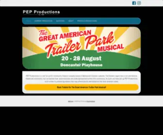 Pepproductions.org.au(PEP Productions) Screenshot