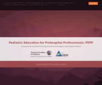 Peppsite.com(Pediatric Education for Prehospital Professionals) Screenshot