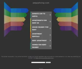 Peppyliving.com(peppyliving) Screenshot