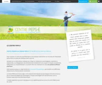 Peps-E.be(Psychothérapie et Pratiques Spécialisées) Screenshot