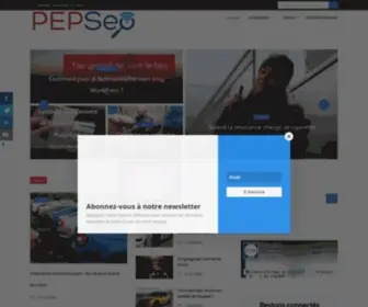 Pepseo.fr(De l'actu qui a du peps) Screenshot