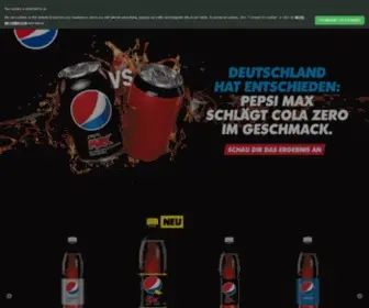 Pepsi.de(Pepsi MAX) Screenshot