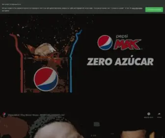 Pepsi.es(Pepsi MAX) Screenshot