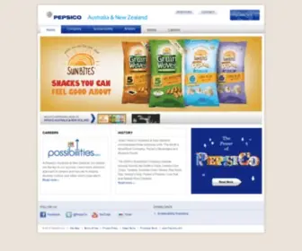 Pepsico.com.au(Home) Screenshot