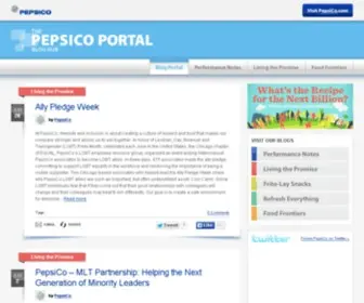 Pepsicoblogs.com(PepsiCo Blog Portal) Screenshot