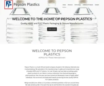 Pepsonplastics.co.za(Pepson Plastics) Screenshot