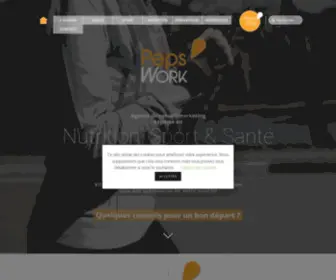 Pepswork.com(Agence marketing en nutrition) Screenshot