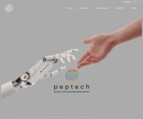 Peptech.de(Flexible und gedruckte Elektronik) Screenshot