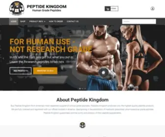 Peptidekingdom.com(Peptidekingdom) Screenshot