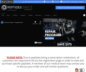 Peptidesdirect.com.au(Buy Australian Peptide Supplements Online) Screenshot