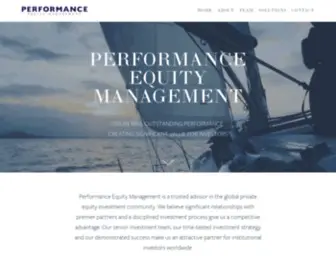 Peqm.com(Performance Equity Management) Screenshot