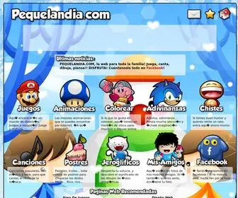 Pequelandia.com(Pequelandia) Screenshot