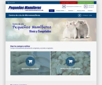 Pequenosmamiferos.com(Pequeños mamíferos) Screenshot