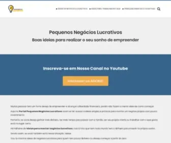 Pequenosnegocioslucrativos.com.br(Pequenos Negócios Lucrativos) Screenshot