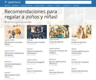 Pequenuco.com(Juguetes y Juegos) Screenshot