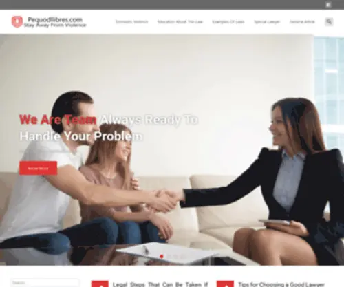 Pequodllibres.com(Stay Away From Violence) Screenshot