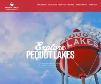 Pequotlakes.com(Pequot Lakes Chamber of Commerce) Screenshot