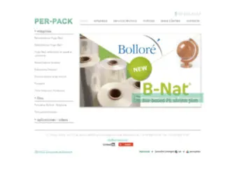 Per-Pack.com(Máquinas retractiladoras y embolsadoras) Screenshot