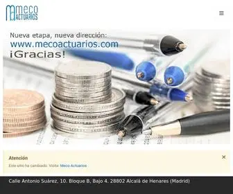 Peraitameco.com(Meco Actuarios) Screenshot