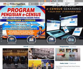 Perak.gov.my(Portal Rasmi Kerajaan Negeri Perak) Screenshot