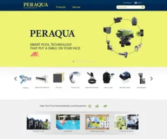 Peraqua.cz(Microsoft Azure Web App) Screenshot