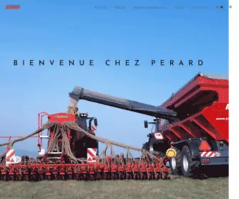Perard.fr(Machines agricoles de pointe) Screenshot