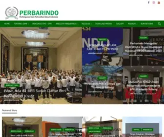 Perbarindo.or.id(PERBARINDO) Screenshot