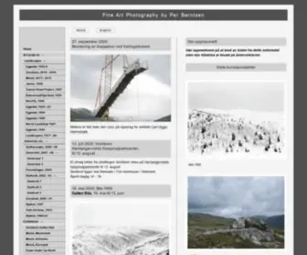 Perberntsen.com(Fine Art Photography by Per Berntsen) Screenshot