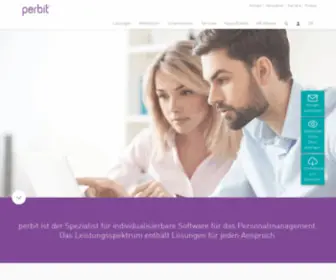 Perbit.com(Die HR Software mit Wir) Screenshot