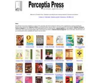 Perceptiapress.com(Perceptia Press) Screenshot