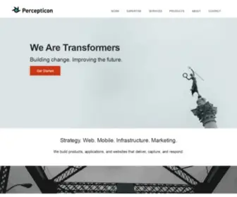 Percepticon.com(Brand asset management) Screenshot